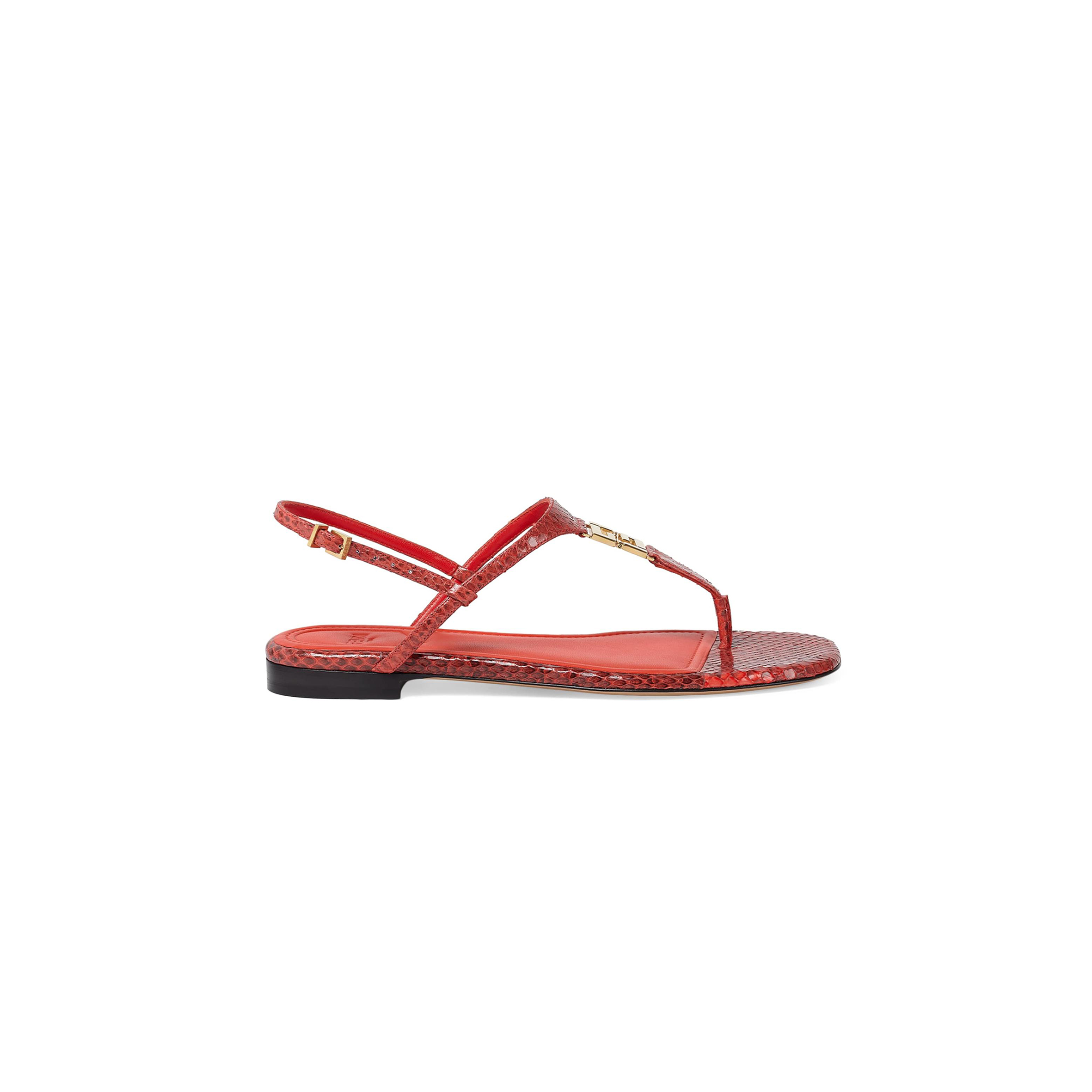 F**di ffold leather sandals